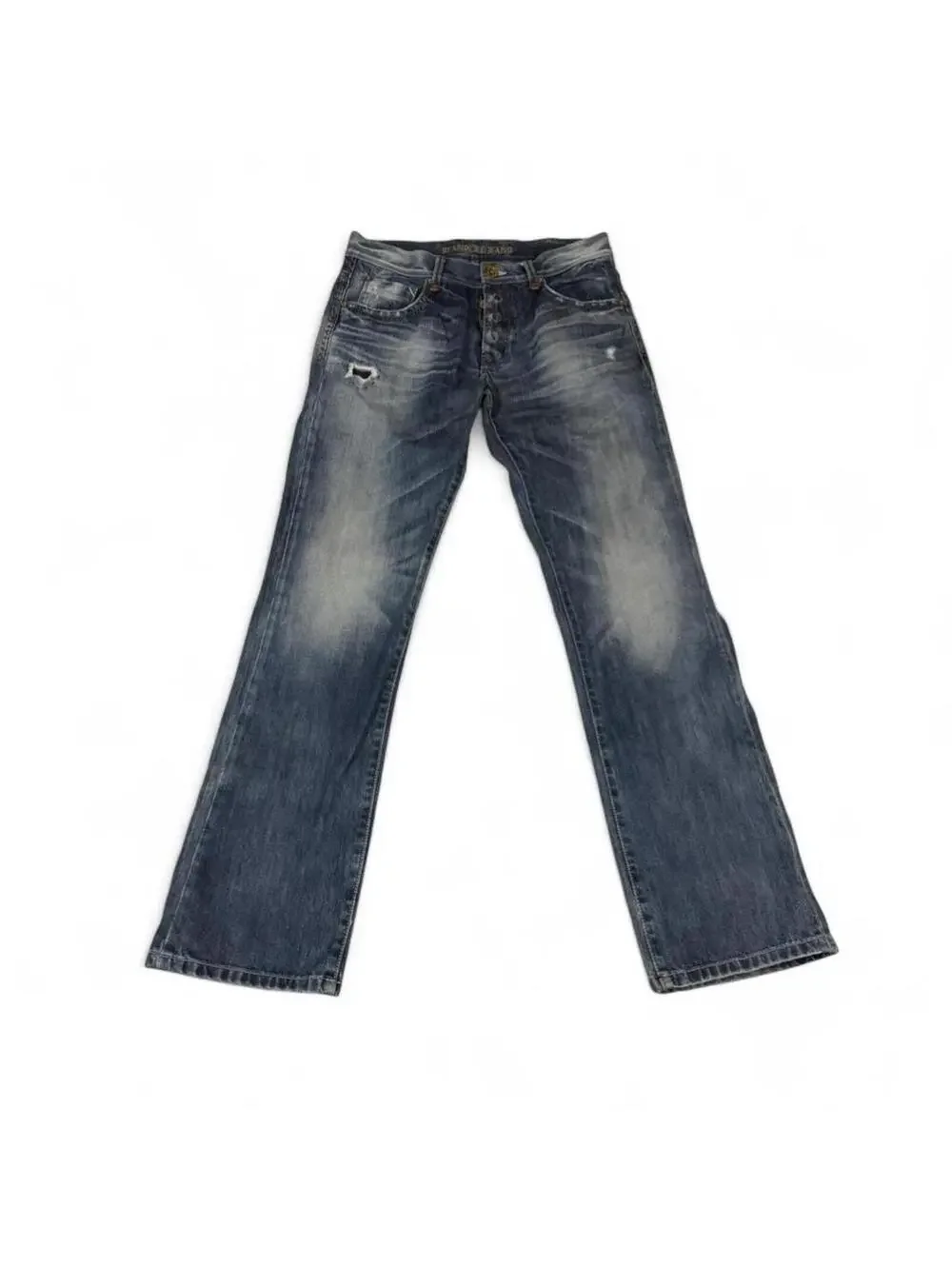 Beanpole blue denim jeans with embroidered logo - Picture 3 of 7